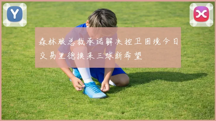 森林狼总裁承诺解决控卫困境今日交易里德换来三球新希望